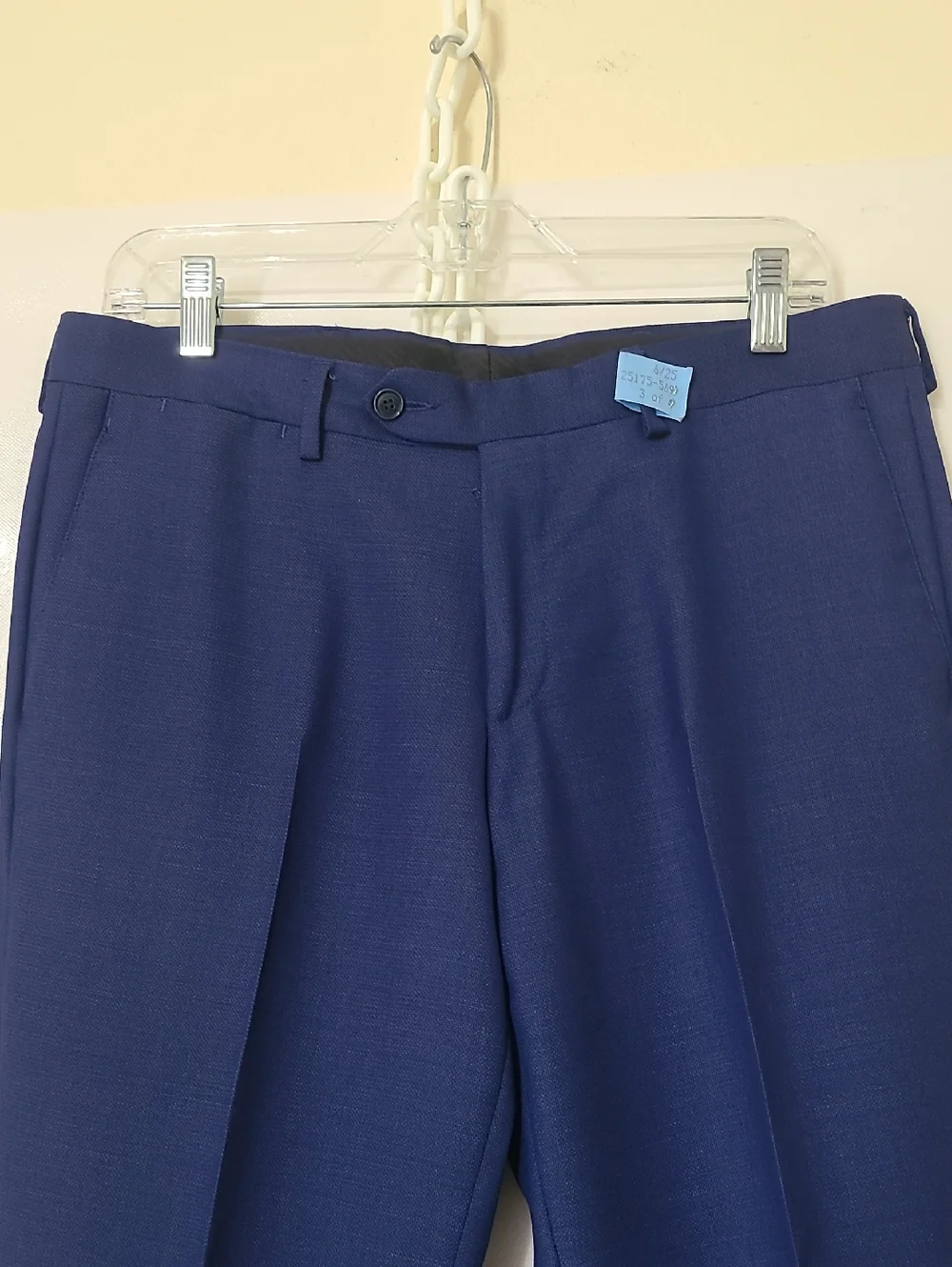 Arturo Calle Men's Blue Classic 2-Piece Suit Tailored Blazer & Trousers Size 38R